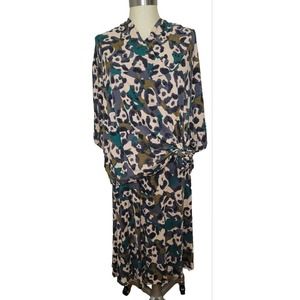 Gillian Grey Plus Size 3X Camouflage Print Tunic Skirt Set See Description